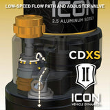 ICON 2021-2023 Ford Bronco, Rear, 1.25-3” Lift, V.S. 2.5 Series Coilover Kit, Remote Reservoir w/ CDXS, Heavy Rate Spring